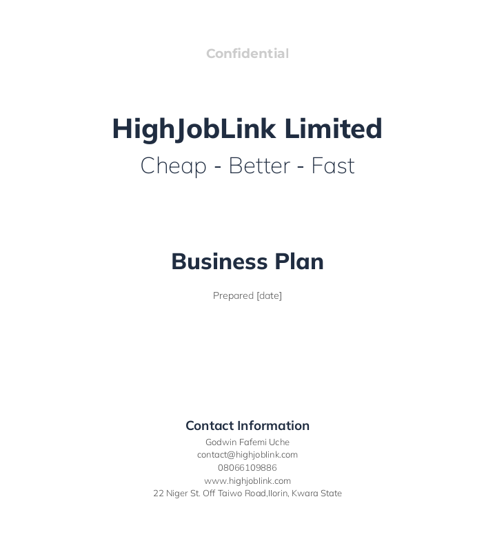 How To Write A Business Plan In 2024 HighJobLink   Business Plan 